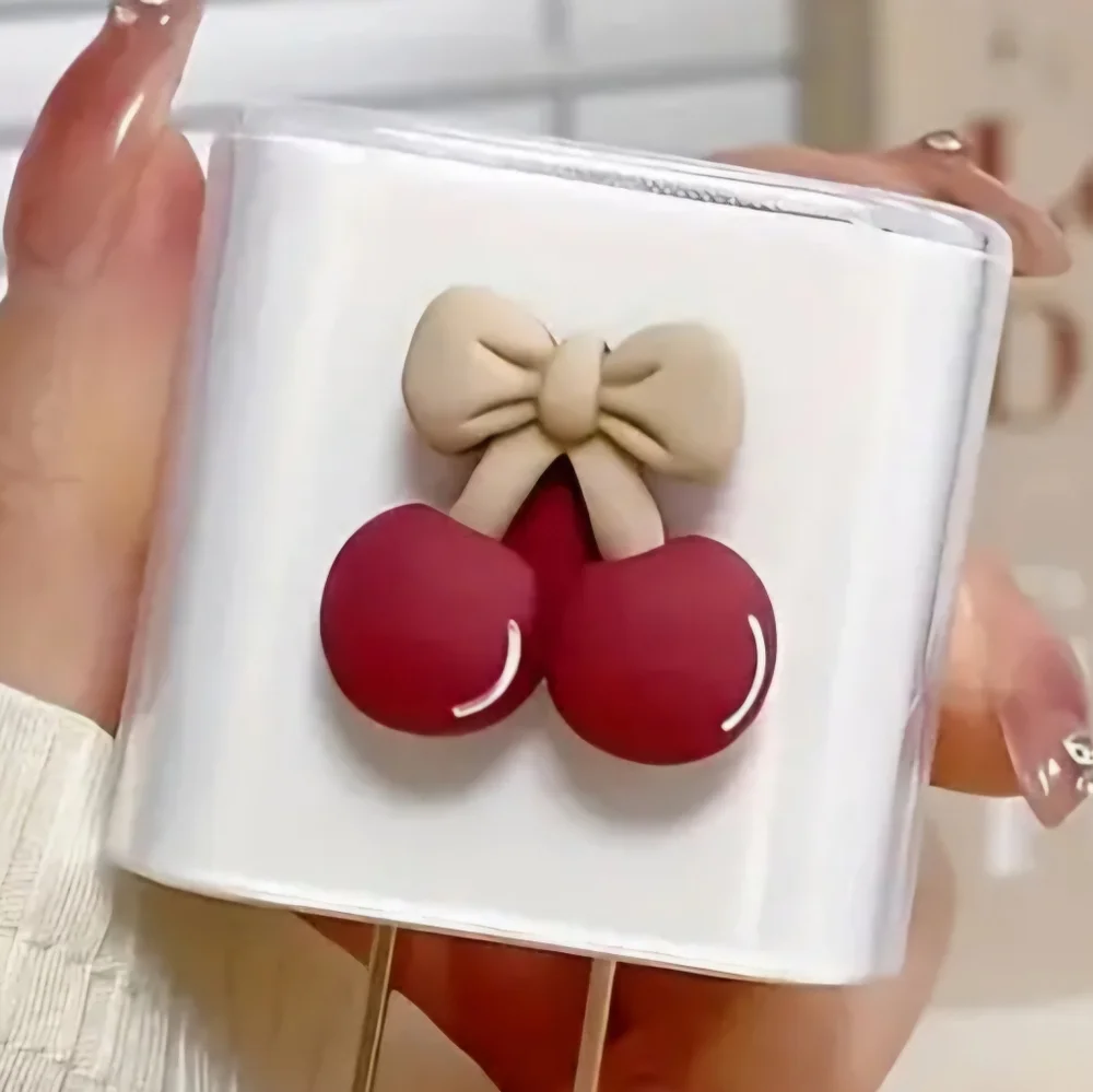 5pcs Cherry's Candy iPhone original Charger Cover  18w or 20w